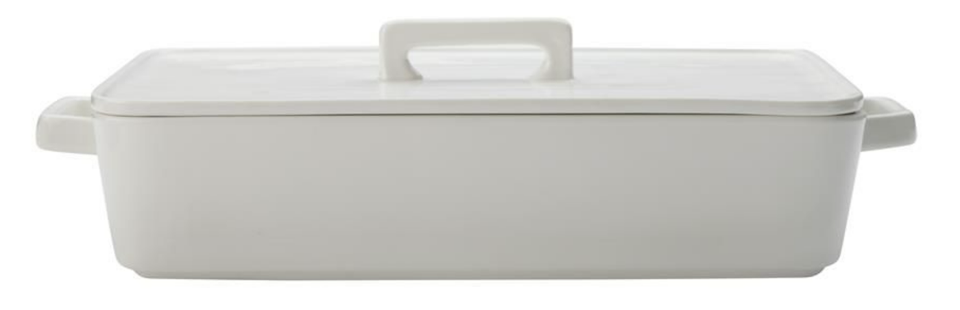 Maxwell & Williams - Epicurious Rectangle Baker with Lid - White